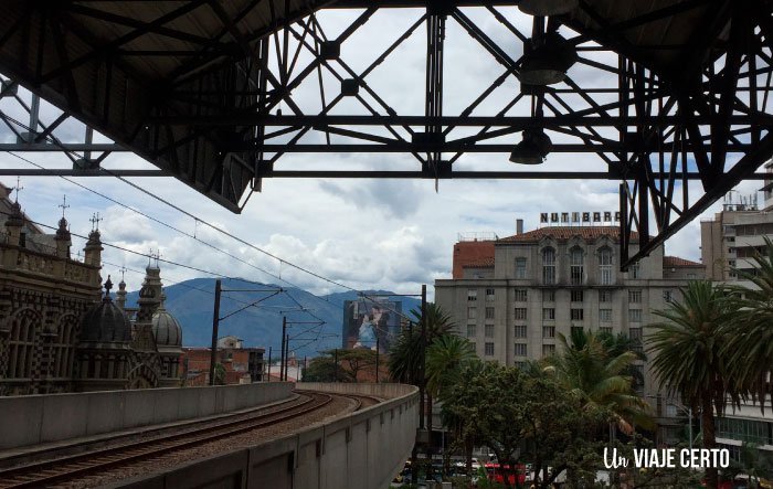 Estación Parque Berrío y el hotel nutibara