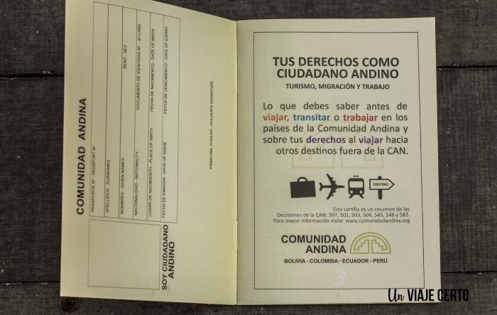 Derechos de los ciudadanos de la Comunidad Andina